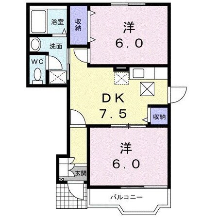 ラシーヌの物件間取画像